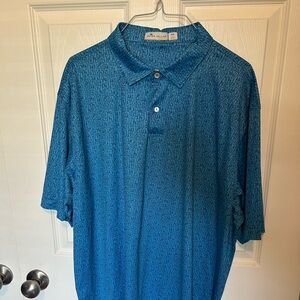 Peter Millar Featherweight blue bottle polo XXL